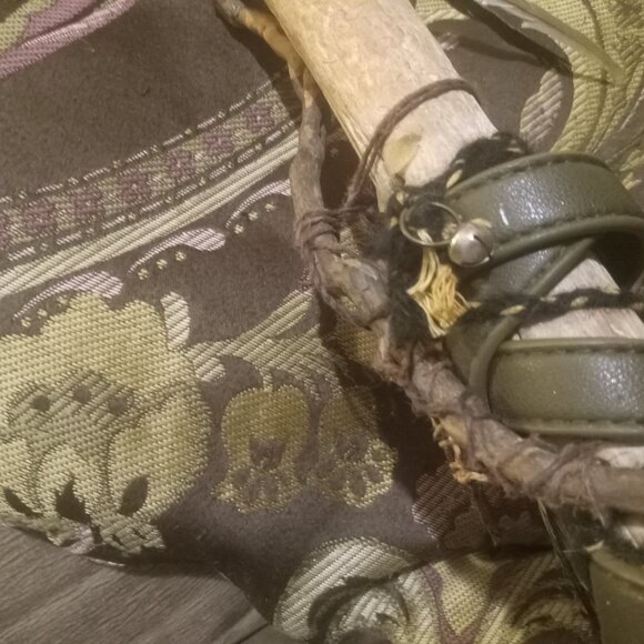 One of a Kind Wand-Handmade with authentic ancient artifact chovihani Stick - Picture 11 of 16